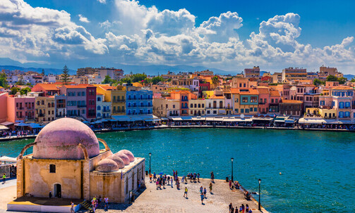 9 Nights in Athens, Crete & Santorini w/Air, Breakfast & Train; Call 1-213-589-2809 to Book