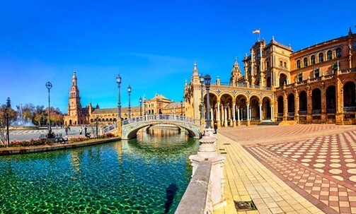 8-Nt, Upscale Madrid, Seville, Albufeira & Lisbon Vacation w/Air, Breakfast & Transfers